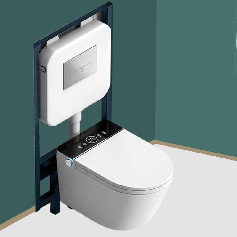 Modern 1-Piece Toilet Bowl In-Wall Urine Toilet with Seat for Washroom Clearhalo 'Bathroom Remodel & Bathroom Fixtures' 'Home Improvement' 'home_improvement' 'home_improvement_toilets' 'Toilets & Bidets' 'Toilets' 6624059