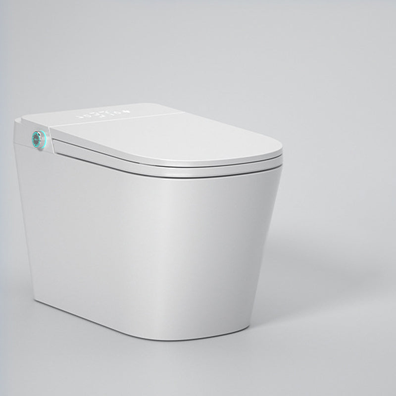 Modern One Piece Toilet Bowl Floor Mounted Urine Toilet with Concealed Tank for Bathroom Sensor Lid (Top Configuration) 16" Clearhalo 'Bathroom Remodel & Bathroom Fixtures' 'Home Improvement' 'home_improvement' 'home_improvement_toilets' 'Toilets & Bidets' 'Toilets' 6624113