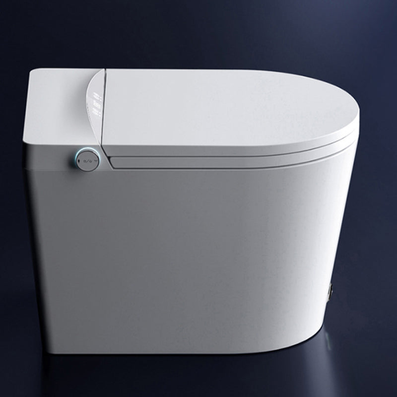 Modern One Piece Toilet Floor Mounted Urine Toilet with Concealed Tank for Bathroom White Manual Lid (Standard) 12" Clearhalo 'Bathroom Remodel & Bathroom Fixtures' 'Home Improvement' 'home_improvement' 'home_improvement_toilets' 'Toilets & Bidets' 'Toilets' 6624128