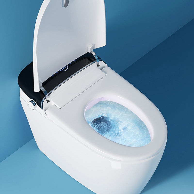 Modern 1-Piece Toilet Bowl Floor Mounted Urine Toilet with Concealed Tank for Bathroom Clearhalo 'Bathroom Remodel & Bathroom Fixtures' 'Home Improvement' 'home_improvement' 'home_improvement_toilets' 'Toilets & Bidets' 'Toilets' 6624139