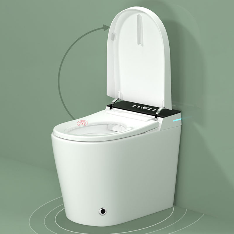 Modern 17.5" H Electronic Toilet Elongated Floor Standing Bidet Clearhalo 'Bathroom Remodel & Bathroom Fixtures' 'Bidets' 'Home Improvement' 'home_improvement' 'home_improvement_bidets' 'Toilets & Bidets' 6624318