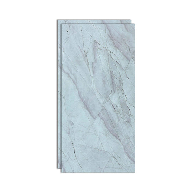 Wall Floor Tile Wallpaper Marble Pattern Waterproof Wall Tile Blue 23.6"L x 11.8"W Clearhalo 'Flooring 'Home Improvement' 'home_improvement' 'home_improvement_peel_stick_blacksplash' 'Peel & Stick Backsplash Tile' 'peel_stick_blacksplash' 'Walls & Ceilings' Walls and Ceiling' 6628220