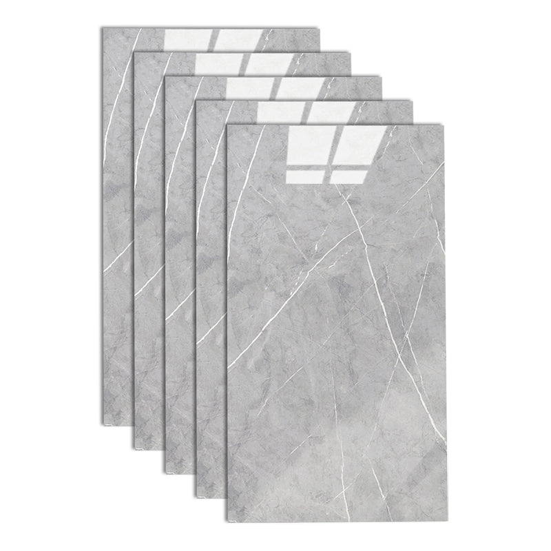 Bathroom Mosaic Tile Marble Print Peel and Stick Backsplash Tile Grey Clearhalo 'Flooring 'Home Improvement' 'home_improvement' 'home_improvement_peel_stick_blacksplash' 'Peel & Stick Backsplash Tile' 'peel_stick_blacksplash' 'Walls & Ceilings' Walls and Ceiling' 6628274