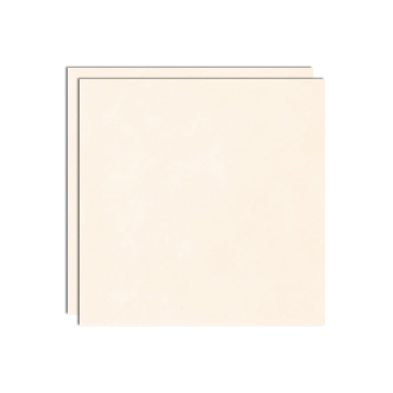 Rectangular Ceramic Matte Singular Tile No Pattern Bathroom Floor Off-White 31"L x 31"W x 0.4"H Clearhalo 'Floor Tiles & Wall Tiles' 'floor_tiles_wall_tiles' 'Flooring 'Home Improvement' 'home_improvement' 'home_improvement_floor_tiles_wall_tiles' Walls and Ceiling' 6628555