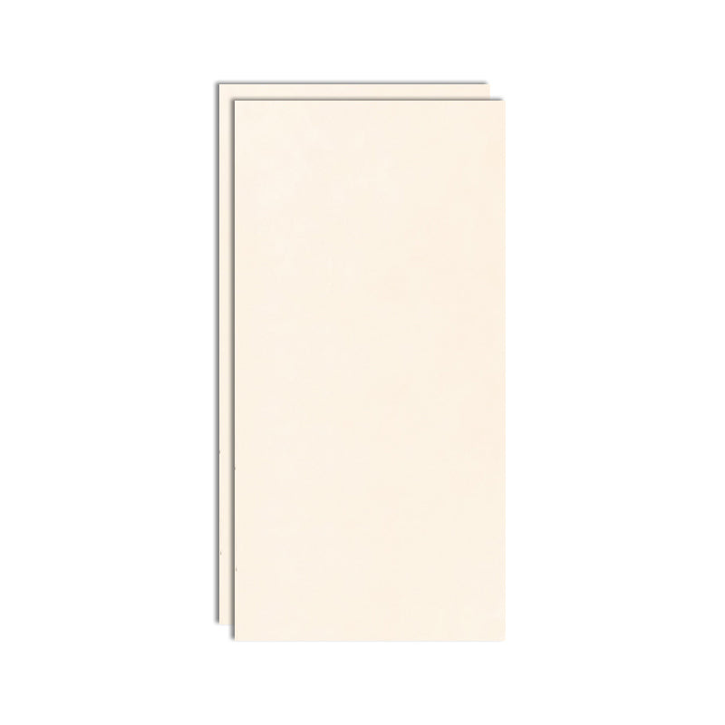 Rectangular Ceramic Matte Singular Tile No Pattern Bathroom Floor Off-White 24"L x 47"W x 0.4"H Clearhalo 'Floor Tiles & Wall Tiles' 'floor_tiles_wall_tiles' 'Flooring 'Home Improvement' 'home_improvement' 'home_improvement_floor_tiles_wall_tiles' Walls and Ceiling' 6628556