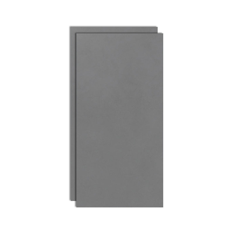 Rectangular Ceramic Matte Singular Tile No Pattern Bathroom Floor Dark Gray 24"L x 47"W x 0.4"H Clearhalo 'Floor Tiles & Wall Tiles' 'floor_tiles_wall_tiles' 'Flooring 'Home Improvement' 'home_improvement' 'home_improvement_floor_tiles_wall_tiles' Walls and Ceiling' 6628565