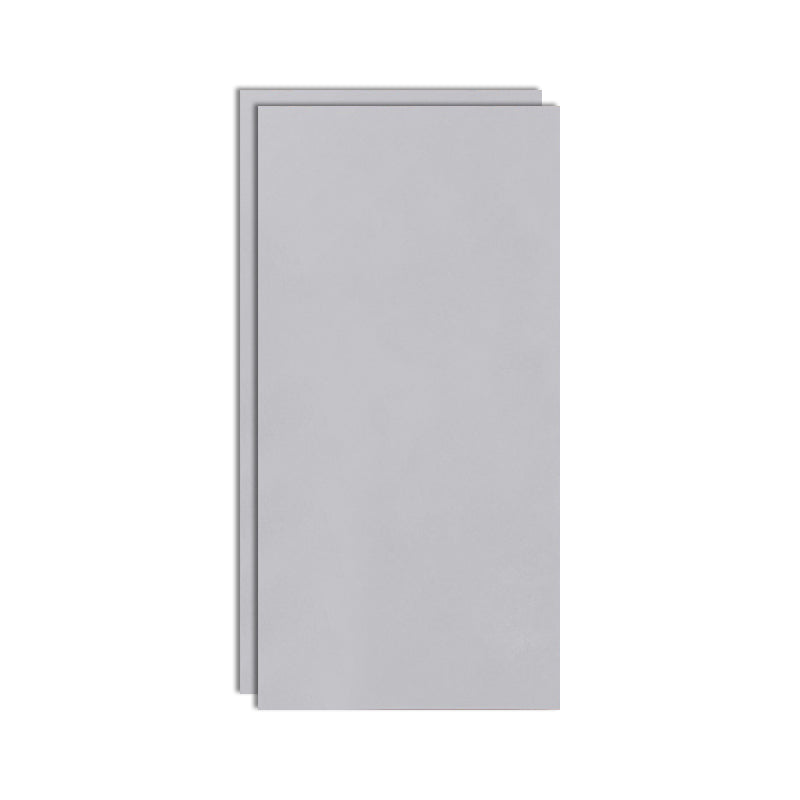 Rectangular Ceramic Matte Singular Tile No Pattern Bathroom Floor Light Gray-White 24"L x 47"W x 0.4"H Clearhalo 'Floor Tiles & Wall Tiles' 'floor_tiles_wall_tiles' 'Flooring 'Home Improvement' 'home_improvement' 'home_improvement_floor_tiles_wall_tiles' Walls and Ceiling' 6628569