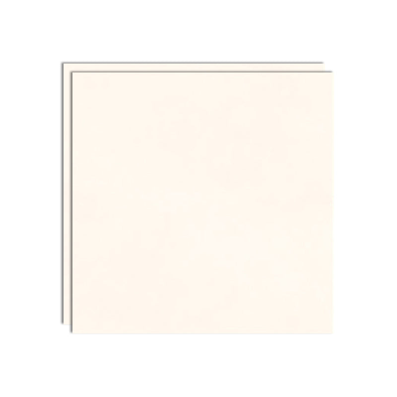 Rectangular Ceramic Matte Singular Tile No Pattern Bathroom Floor White 31"L x 31"W x 0.4"H Clearhalo 'Floor Tiles & Wall Tiles' 'floor_tiles_wall_tiles' 'Flooring 'Home Improvement' 'home_improvement' 'home_improvement_floor_tiles_wall_tiles' Walls and Ceiling' 6628570