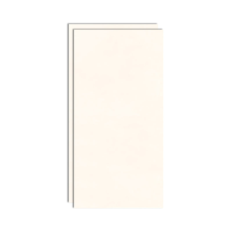 Rectangular Ceramic Matte Singular Tile No Pattern Bathroom Floor White 24"L x 47"W x 0.4"H Clearhalo 'Floor Tiles & Wall Tiles' 'floor_tiles_wall_tiles' 'Flooring 'Home Improvement' 'home_improvement' 'home_improvement_floor_tiles_wall_tiles' Walls and Ceiling' 6628573