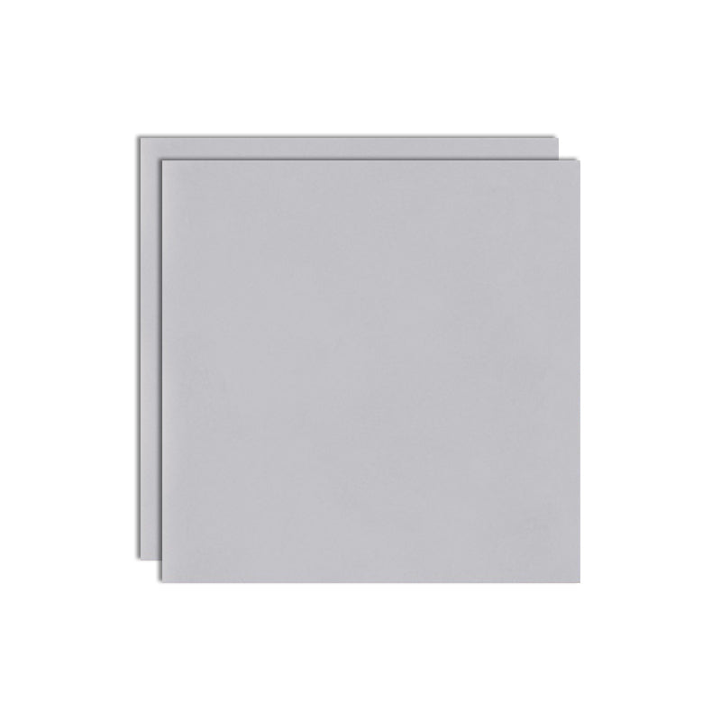 Rectangular Ceramic Matte Singular Tile No Pattern Bathroom Floor Pewter 31"L x 31"W x 0.4"H Clearhalo 'Floor Tiles & Wall Tiles' 'floor_tiles_wall_tiles' 'Flooring 'Home Improvement' 'home_improvement' 'home_improvement_floor_tiles_wall_tiles' Walls and Ceiling' 6628578