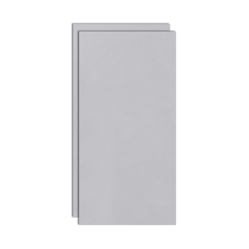 Rectangular Ceramic Matte Singular Tile No Pattern Bathroom Floor Pewter 24"L x 47"W x 0.4"H Clearhalo 'Floor Tiles & Wall Tiles' 'floor_tiles_wall_tiles' 'Flooring 'Home Improvement' 'home_improvement' 'home_improvement_floor_tiles_wall_tiles' Walls and Ceiling' 6628580