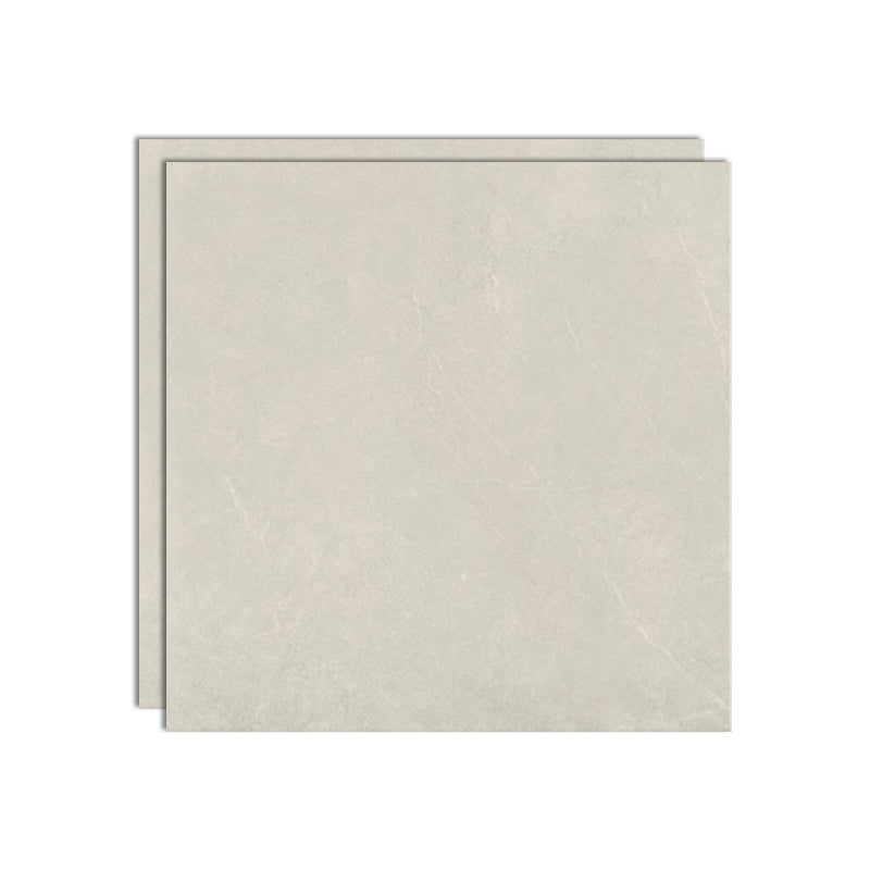 Rectangular Ceramic Matte Singular Tile No Pattern Bathroom Floor Silver Gray 31"L x 31"W x 0.4"H Clearhalo 'Floor Tiles & Wall Tiles' 'floor_tiles_wall_tiles' 'Flooring 'Home Improvement' 'home_improvement' 'home_improvement_floor_tiles_wall_tiles' Walls and Ceiling' 6628582