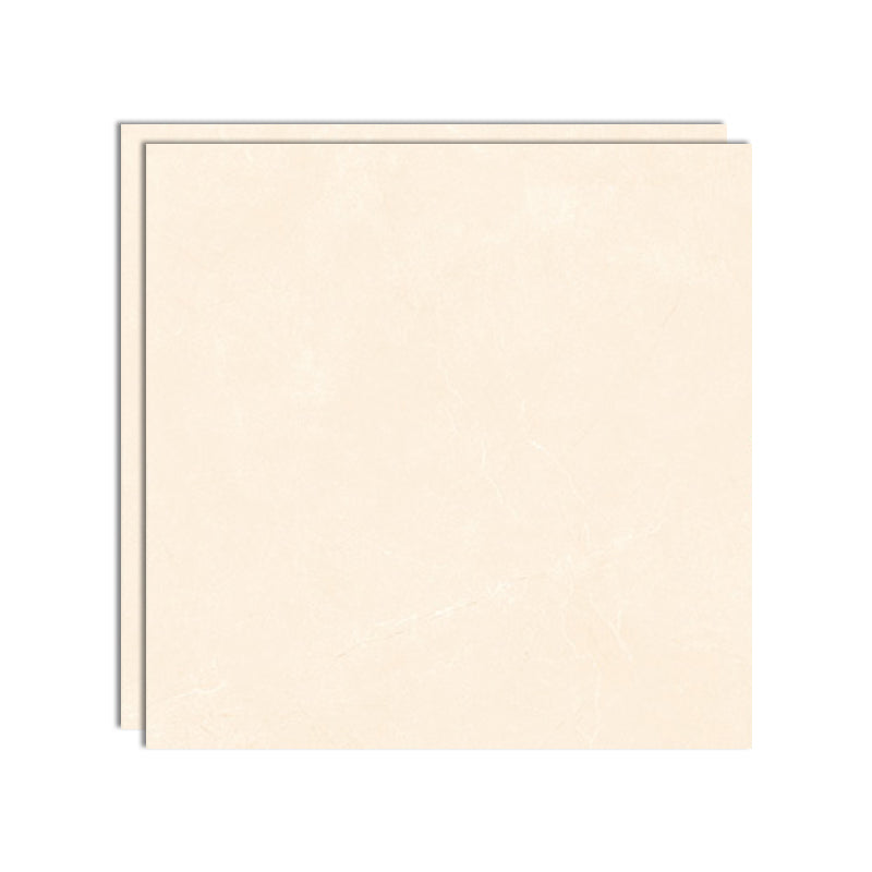 Rectangular Ceramic Matte Singular Tile No Pattern Bathroom Floor Beige 31"L x 31"W x 0.4"H 20 Pieces Clearhalo 'Floor Tiles & Wall Tiles' 'floor_tiles_wall_tiles' 'Flooring 'Home Improvement' 'home_improvement' 'home_improvement_floor_tiles_wall_tiles' Walls and Ceiling' 6628585