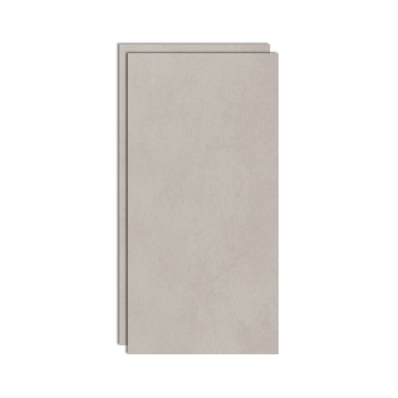 Rectangular Ceramic Matte Singular Tile No Pattern Bathroom Floor Smoke Gray 24"L x 47"W x 0.4"H Clearhalo 'Floor Tiles & Wall Tiles' 'floor_tiles_wall_tiles' 'Flooring 'Home Improvement' 'home_improvement' 'home_improvement_floor_tiles_wall_tiles' Walls and Ceiling' 6628592