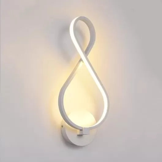 Modern Number Shaped Flush Mount Light Acrylic LED Ceiling Light for Dining Room Clearhalo 'Wall Lamps & Sconces' 'Wall Lights' Lighting' 66308