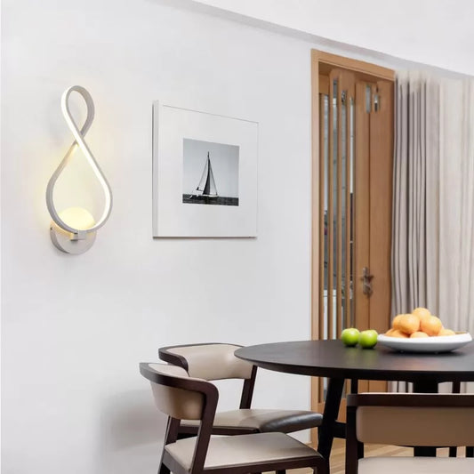 Modern Number Shaped Flush Mount Light Acrylic LED Ceiling Light for Dining Room Clearhalo 'Wall Lamps & Sconces' 'Wall Lights' Lighting' 66310