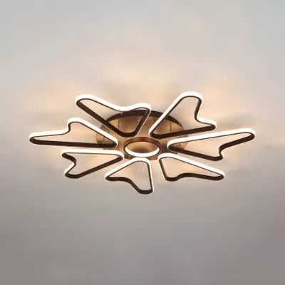 Acrylic Horn Shaped Ceiling Light Modern Style LED Ceiling Lamp for Child Bedroom Clearhalo 'Ceiling Lights' 'Close To Ceiling Lights' 'Close to ceiling' 'Flush mount' Lighting' 66360