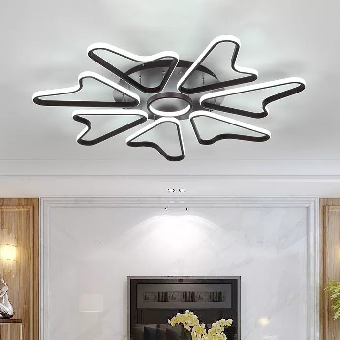 Acrylic Horn Shaped Ceiling Light Modern Style LED Ceiling Lamp for Child Bedroom Clearhalo 'Ceiling Lights' 'Close To Ceiling Lights' 'Close to ceiling' 'Flush mount' Lighting' 66361