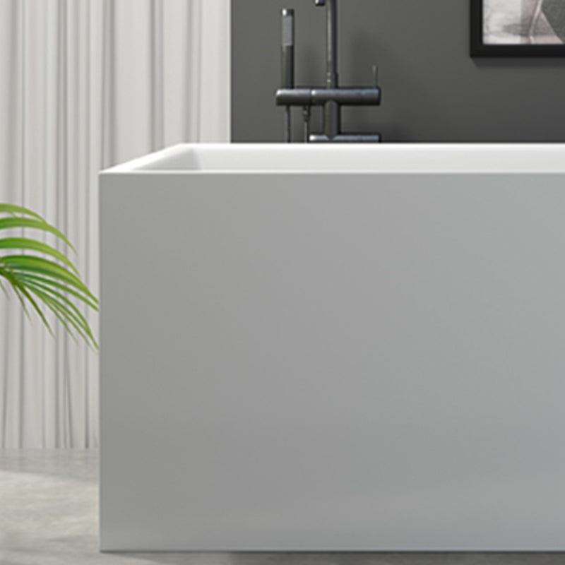 Modern Soaking Freestanding Bath Tub Acrylic Bathroom Bathtub in White Clearhalo 'Bathroom Remodel & Bathroom Fixtures' 'Bathtubs' 'Home Improvement' 'home_improvement' 'home_improvement_bathtubs' 'Showers & Bathtubs' 6639735