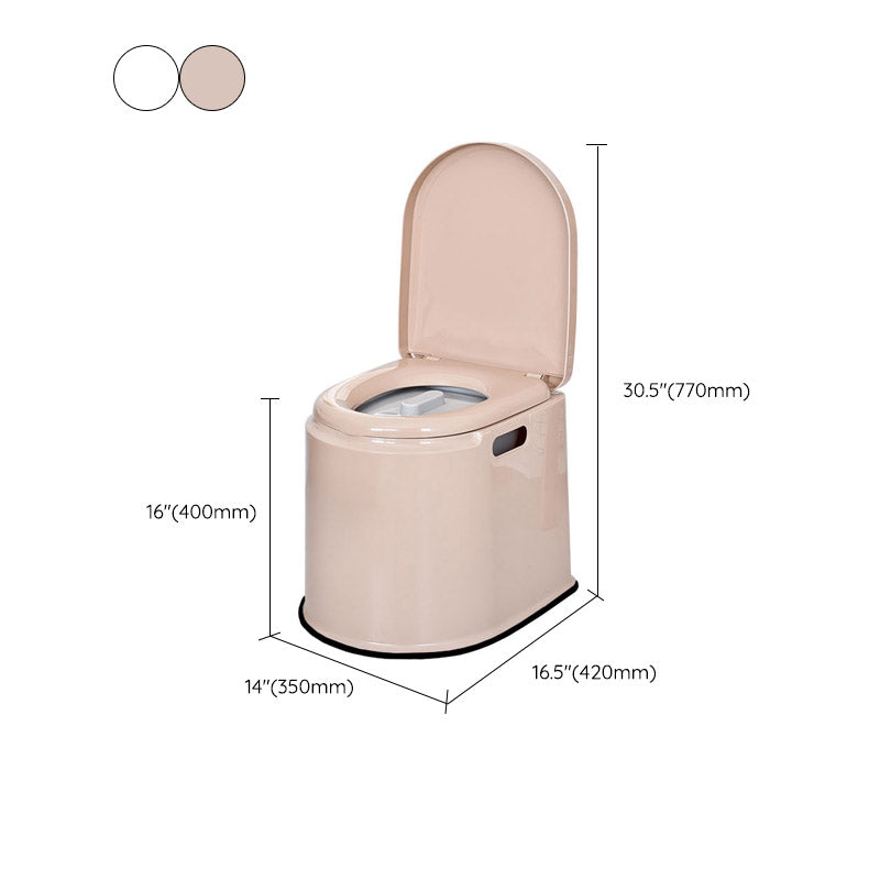 Modern Plastic Toilet Floor Mounted Toilet Bowl with Slow Close Seat for Washroom Clearhalo 'Bathroom Remodel & Bathroom Fixtures' 'Home Improvement' 'home_improvement' 'home_improvement_toilets' 'Toilets & Bidets' 'Toilets' 6640002