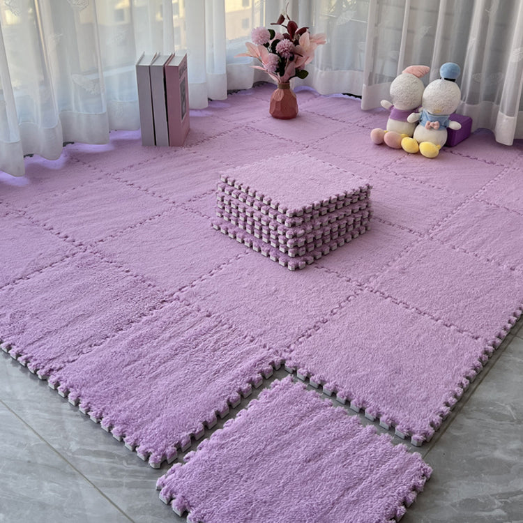 Indoor Carpet Tile Level Loop Carpet Floor Tile for Living Room Purple Clearhalo 'Carpet Tiles & Carpet Squares' 'carpet_tiles_carpet_squares' 'Flooring 'Home Improvement' 'home_improvement' 'home_improvement_carpet_tiles_carpet_squares' Walls and Ceiling' 6643002