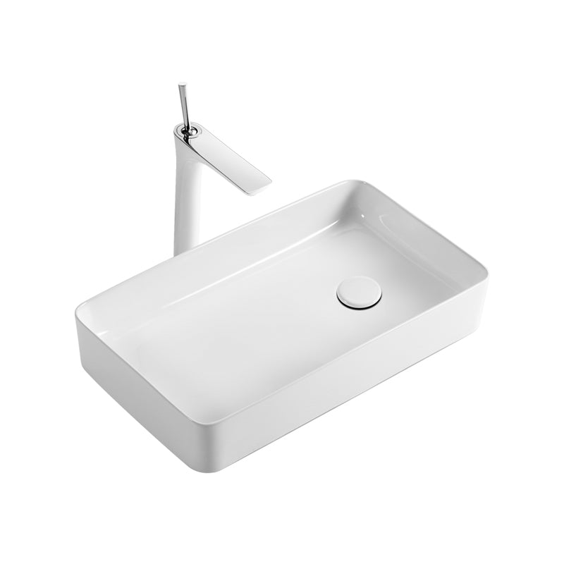 Modern Bathroom Sink Specialty Porcelain Shut-Off Valve Included Vessel Lavatory Sink Clearhalo 'Bathroom Remodel & Bathroom Fixtures' 'Bathroom Sinks & Faucet Components' 'Bathroom Sinks' 'bathroom_sink' 'Home Improvement' 'home_improvement' 'home_improvement_bathroom_sink' 6644051