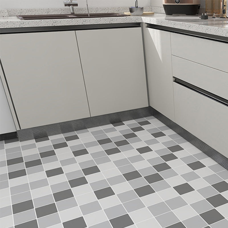 Modern PVC Flooring Peel and Stick Geometric Printed Vinyl Floor Planks Light Gray-White Clearhalo 'Flooring 'Home Improvement' 'home_improvement' 'home_improvement_vinyl_flooring' 'Vinyl Flooring' 'vinyl_flooring' Walls and Ceiling' 6644308