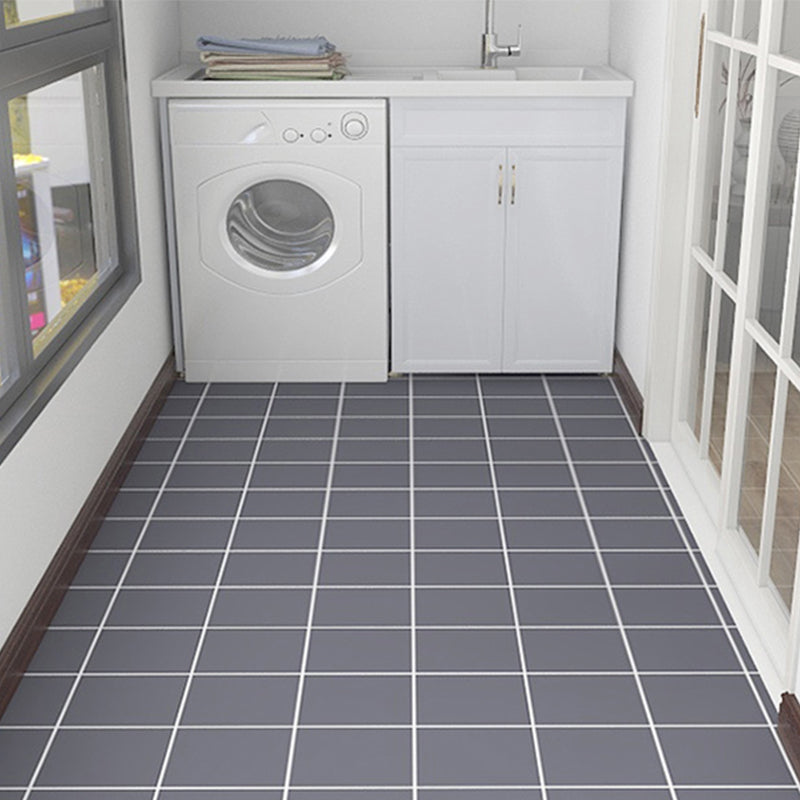 Modern Vinyl Flooring Geometric Print Peel and Stick PVC Flooring Grey Clearhalo 'Flooring 'Home Improvement' 'home_improvement' 'home_improvement_vinyl_flooring' 'Vinyl Flooring' 'vinyl_flooring' Walls and Ceiling' 6644356