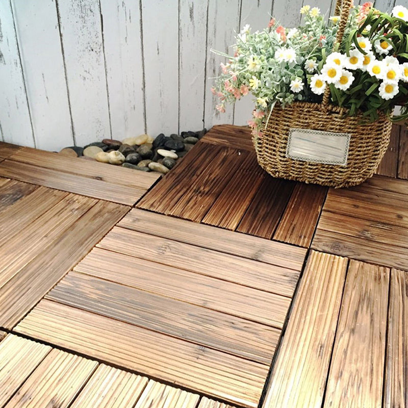 Modern Spruce Laminate Plank Flooring Outdoors Fade Resistant Laminate Floor Dark Brown Clearhalo 'Flooring 'Home Improvement' 'home_improvement' 'home_improvement_laminate_flooring' 'Laminate Flooring' 'laminate_flooring' Walls and Ceiling' 6644805