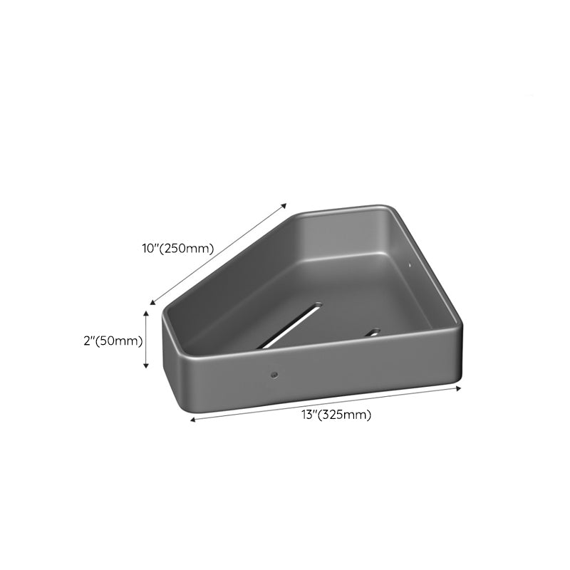 Modern Gray Aluminum Bath Hardware Set Bathroom Accessory Kit Clearhalo 'Bathroom Hardware Sets' 'Bathroom Hardware' 'Bathroom Remodel & Bathroom Fixtures' 'bathroom_hardware_sets' 'Home Improvement' 'home_improvement' 'home_improvement_bathroom_hardware_sets' 6648714