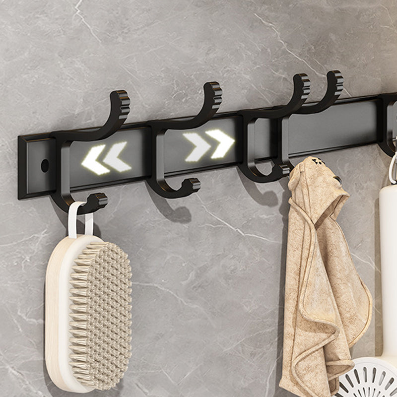 Matte Black 2-Piece Modern Bathroom Accessory as Individual Or as a Set with Bath Shelf Clearhalo 'Bathroom Hardware Sets' 'Bathroom Hardware' 'Bathroom Remodel & Bathroom Fixtures' 'bathroom_hardware_sets' 'Home Improvement' 'home_improvement' 'home_improvement_bathroom_hardware_sets' 6648798