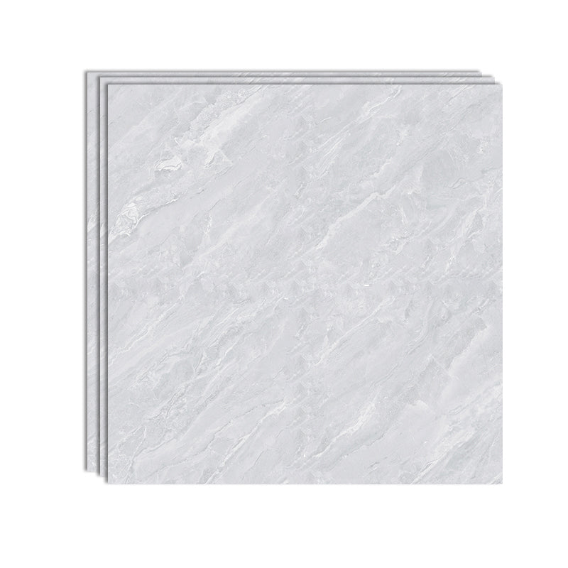 Square Matte Wall Tile Marble Gray Singular Tile for Floor Case Gray-White Clearhalo 'Floor Tiles & Wall Tiles' 'floor_tiles_wall_tiles' 'Flooring 'Home Improvement' 'home_improvement' 'home_improvement_floor_tiles_wall_tiles' Walls and Ceiling' 6652751