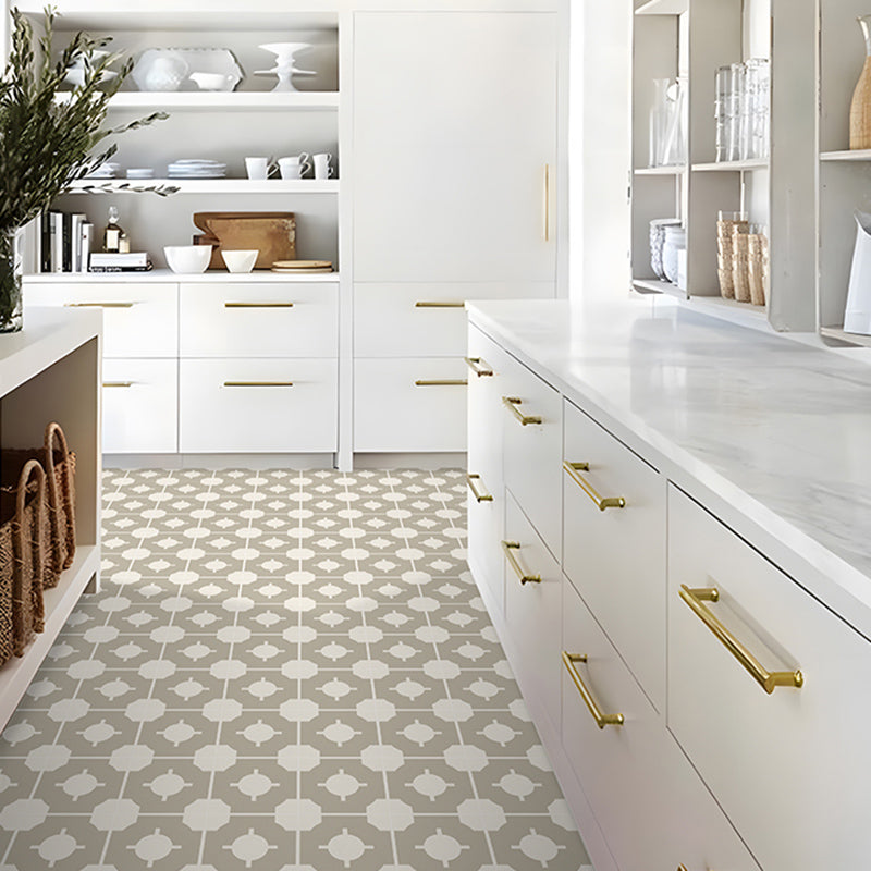 Square Interior Print Vinyl Flooring Peel and Stick Waterproof Vinyl Flooring Clearhalo 'Flooring 'Home Improvement' 'home_improvement' 'home_improvement_vinyl_flooring' 'Vinyl Flooring' 'vinyl_flooring' Walls and Ceiling' 6658770