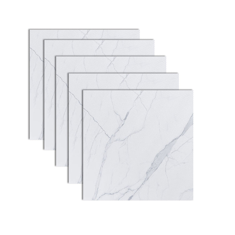 Peel and Stick Vinyl Flooring Marble Look Vinyl Flooring with Square Edge White-Gray Clearhalo 'Flooring 'Home Improvement' 'home_improvement' 'home_improvement_vinyl_flooring' 'Vinyl Flooring' 'vinyl_flooring' Walls and Ceiling' 6658882