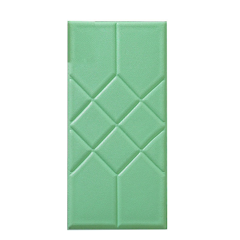 3D Embossed Foam Wall Paneling Living Room Waterproof Wall Paneling Light Green Clearhalo 'Flooring 'Home Improvement' 'home_improvement' 'home_improvement_wall_paneling' 'Wall Paneling' 'wall_paneling' 'Walls & Ceilings' Walls and Ceiling' 6660161