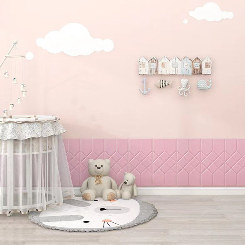 3D Embossed Foam Wall Paneling Living Room Waterproof Wall Paneling Rose Bloom 10-Piece Set Clearhalo 'Flooring 'Home Improvement' 'home_improvement' 'home_improvement_wall_paneling' 'Wall Paneling' 'wall_paneling' 'Walls & Ceilings' Walls and Ceiling' 6660163