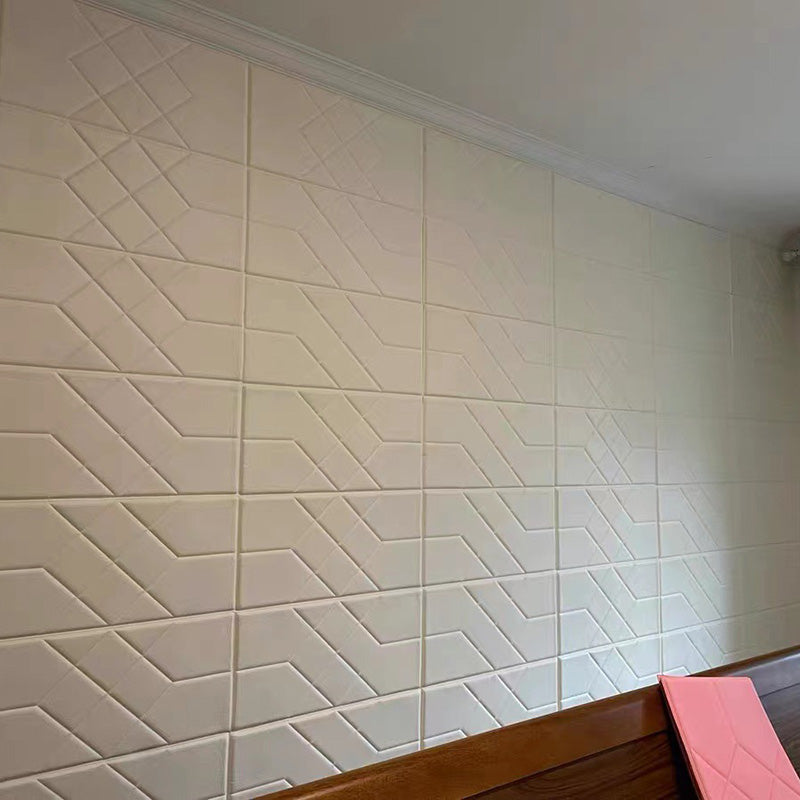 3D Embossed Foam Wall Paneling Living Room Waterproof Wall Paneling Clearhalo 'Flooring 'Home Improvement' 'home_improvement' 'home_improvement_wall_paneling' 'Wall Paneling' 'wall_paneling' 'Walls & Ceilings' Walls and Ceiling' 6660175
