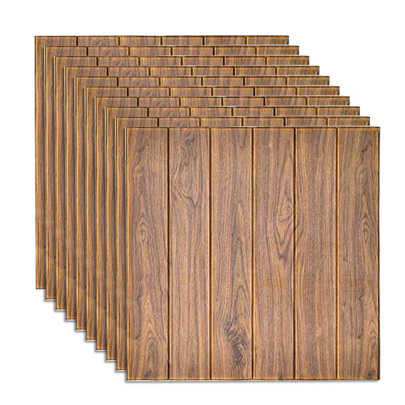 Living Room Wall Paneling Peel and Stick 3D Embossed Wall Paneling Black Clearhalo 'Flooring 'Home Improvement' 'home_improvement' 'home_improvement_wall_paneling' 'Wall Paneling' 'wall_paneling' 'Walls & Ceilings' Walls and Ceiling' 6660188