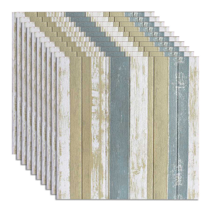 Living Room Wall Paneling Peel and Stick 3D Embossed Wall Paneling Blue-White Clearhalo 'Flooring 'Home Improvement' 'home_improvement' 'home_improvement_wall_paneling' 'Wall Paneling' 'wall_paneling' 'Walls & Ceilings' Walls and Ceiling' 6660201