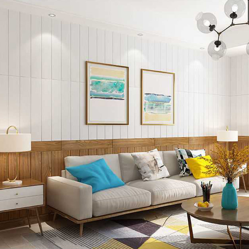 Living Room Wall Paneling Peel and Stick 3D Embossed Wall Paneling Clearhalo 'Flooring 'Home Improvement' 'home_improvement' 'home_improvement_wall_paneling' 'Wall Paneling' 'wall_paneling' 'Walls & Ceilings' Walls and Ceiling' 6660206