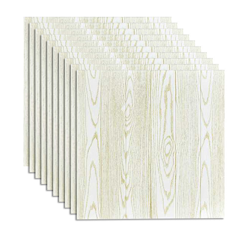 Living Room Wall Paneling Peel and Stick 3D Embossed Wall Paneling White-Gold Clearhalo 'Flooring 'Home Improvement' 'home_improvement' 'home_improvement_wall_paneling' 'Wall Paneling' 'wall_paneling' 'Walls & Ceilings' Walls and Ceiling' 6660214
