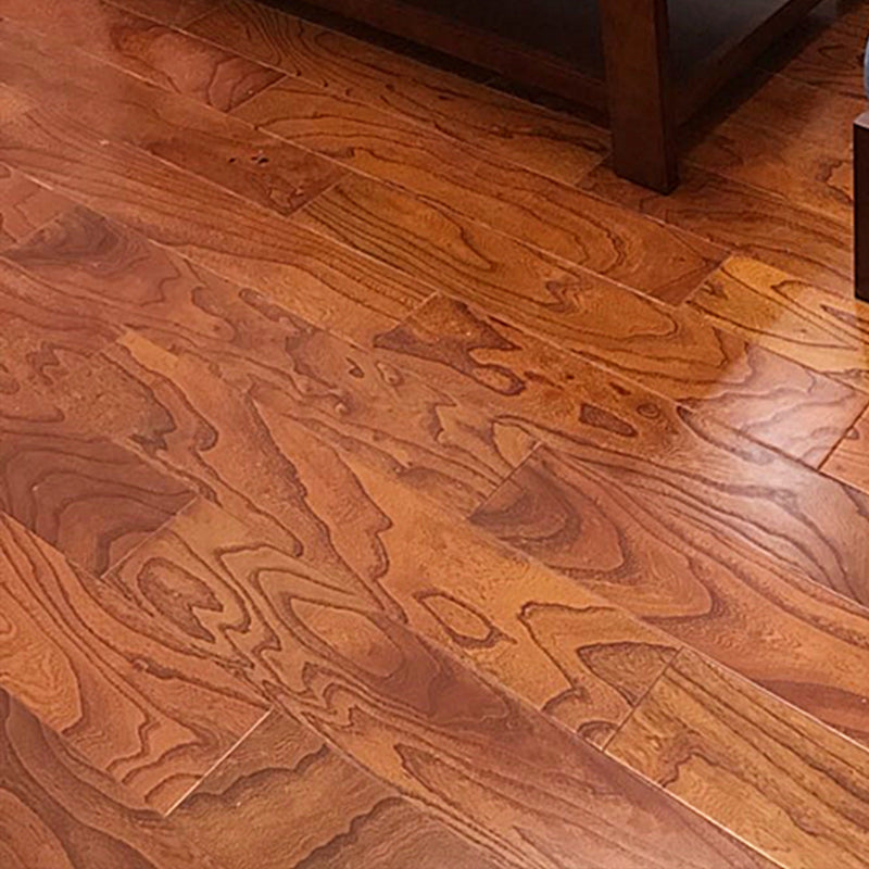 Classic Laminate Flooring Wood Indoor Waterproof Knurling Living Room Laminate Floor Walnut Clearhalo 'Flooring 'Home Improvement' 'home_improvement' 'home_improvement_laminate_flooring' 'Laminate Flooring' 'laminate_flooring' Walls and Ceiling' 6660346