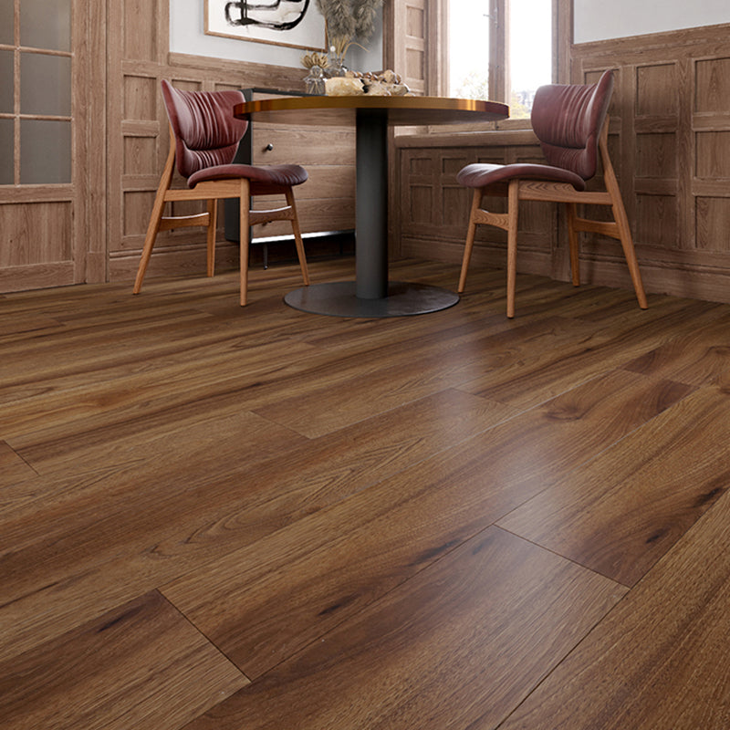 Modern Laminate Flooring Medium Wood Indoor Living Room Laminate Plank Flooring Clearhalo 'Flooring 'Home Improvement' 'home_improvement' 'home_improvement_laminate_flooring' 'Laminate Flooring' 'laminate_flooring' Walls and Ceiling' 6660371