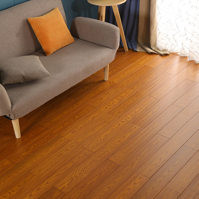 Vintage Indoor Laminate Floor Wood Waterproof Living Room Laminate Floor Brown Clearhalo 'Flooring 'Home Improvement' 'home_improvement' 'home_improvement_laminate_flooring' 'Laminate Flooring' 'laminate_flooring' Walls and Ceiling' 6660462