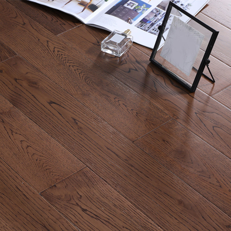 Laminate Flooring Indoor Waterproof Living Room Wood Laminate Floor Nut-Brown Clearhalo 'Flooring 'Home Improvement' 'home_improvement' 'home_improvement_laminate_flooring' 'Laminate Flooring' 'laminate_flooring' Walls and Ceiling' 6660528