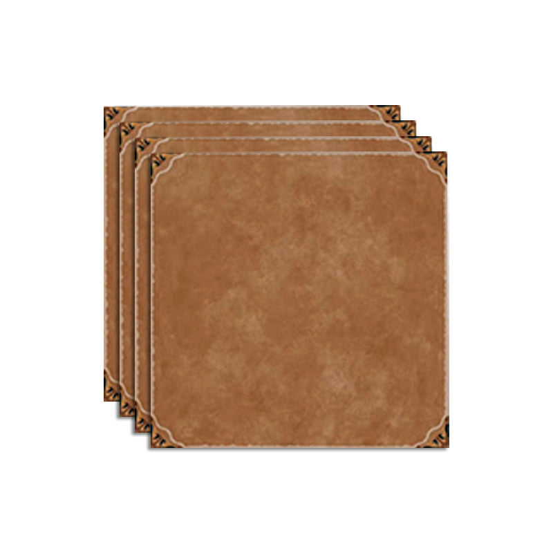 Vintage Square Singular Tile Brown Matte Tile for Drawing Room Light Brown Clearhalo 'Floor Tiles & Wall Tiles' 'floor_tiles_wall_tiles' 'Flooring 'Home Improvement' 'home_improvement' 'home_improvement_floor_tiles_wall_tiles' Walls and Ceiling' 6660555