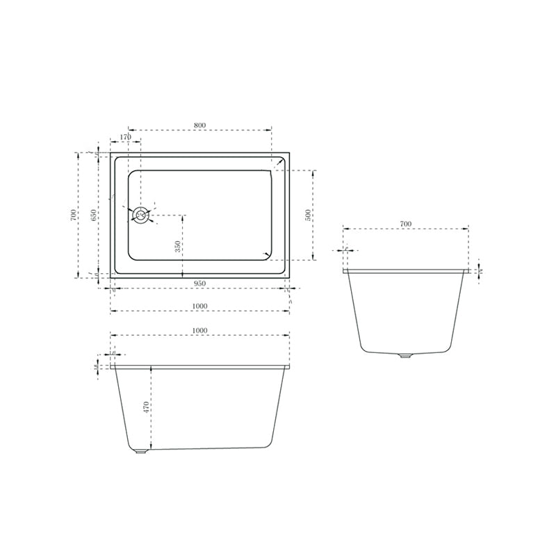 Contemporary Drop-in Soaking Bathtub Rectangle Acrylic Bathtub in White Clearhalo 'Bathroom Remodel & Bathroom Fixtures' 'Bathtubs' 'Home Improvement' 'home_improvement' 'home_improvement_bathtubs' 'Showers & Bathtubs' 6662738