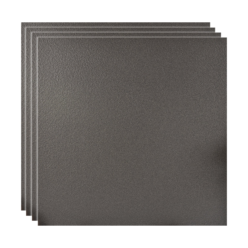 Indoor Wall Tile Grid Pattern Rectangle Straight Edge Living Room Wall Tile Dark Gray-Black Clearhalo 'Floor Tiles & Wall Tiles' 'floor_tiles_wall_tiles' 'Flooring 'Home Improvement' 'home_improvement' 'home_improvement_floor_tiles_wall_tiles' Walls and Ceiling' 6664511