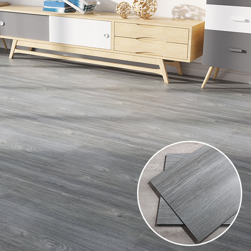 Modern Vinyl Flooring Wood Look Peel and Stick Hand Scraped PVC Flooring Dark Gray Clearhalo 'Flooring 'Home Improvement' 'home_improvement' 'home_improvement_vinyl_flooring' 'Vinyl Flooring' 'vinyl_flooring' Walls and Ceiling' 6667976