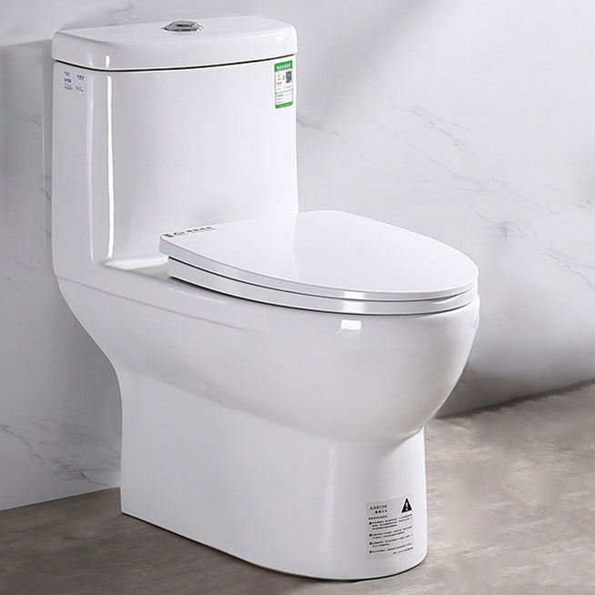 Traditional 1-Piece Toilet White Urine Toilet with Slow Close Seat for Bathroom UF Clearhalo 'Bathroom Remodel & Bathroom Fixtures' 'Home Improvement' 'home_improvement' 'home_improvement_toilets' 'Toilets & Bidets' 'Toilets' 6668841